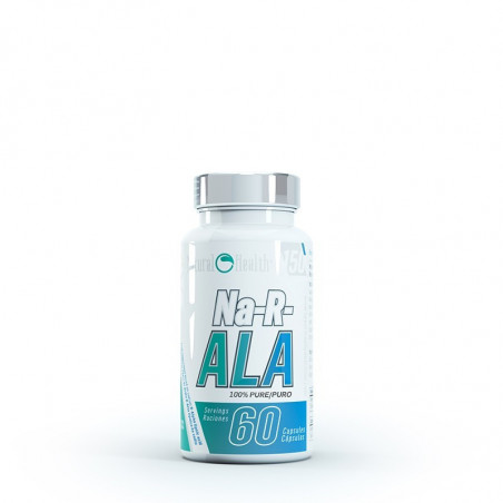 Na - Ácido R-Alfa Lipoico | Antioxidante NA-R-ALA | 60 Cápsulas