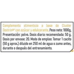 Ciclodextrina Altamente Ramificada POWER CLUSTER 1kg en Polvo