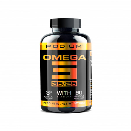 Omega 3 con 35% EPA y 25% DHA | 90 Cápsulas blandas | Podium