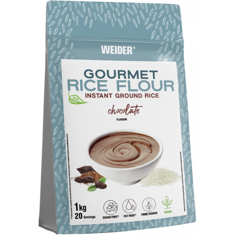 Gourmet Rice Flour (1Kg Harina de Arroz) Chocolate WEIDER